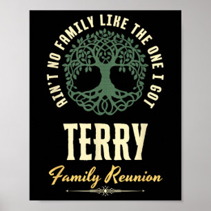Family Reunion 2025 Matching Design - Terry Poster