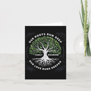 Family Reunion 2025 Our Roots Run Deep Our Love Ru Card