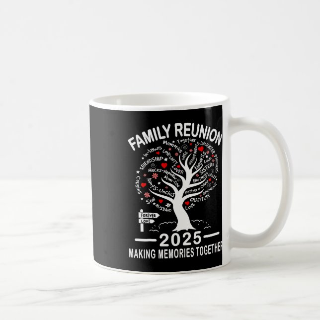 Family Reunion 2025 Shirt Family Matching Reunion  Coffee Mug (Right)