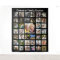 Family Reunion 39 Photo Collage Personalized Black