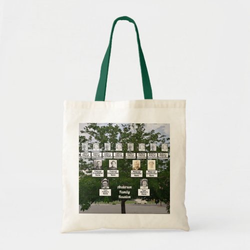 Family Reunion 3 Generation Summer Tree  Tote Bag