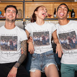 Family Reunion 5 Photo T-Shirt<br><div class="desc">Immerse in the warmth of family gatherings with our personalized family reunion t-shirts. Treasured family photos on both sides and 'FAMILY REUNION' emblazoned across the tee make it a cherished keepsake. Customized with the family name, date, and place, it is more than a tee – it's a memory treasure for...</div>