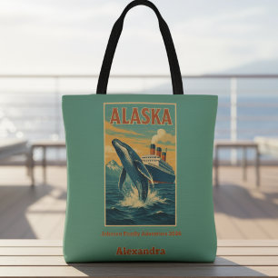 Family Reunion Alaska Whale Cruise Tote Bag
