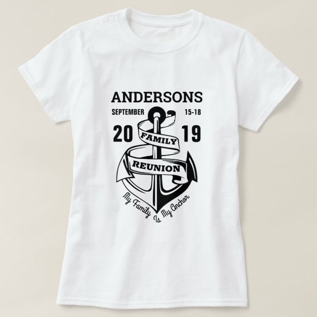 Family Reunion Anchor T-Shirt (Design Front)