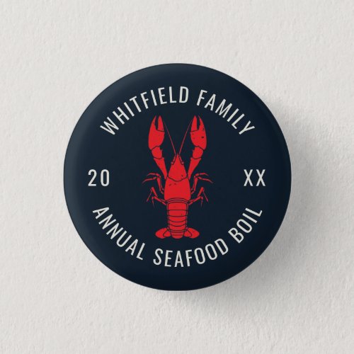 Family Reunion Annual Summer Seafood Boil Button