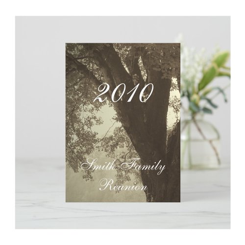 Family Reunion..Antique Sepia Tone Custom Invites