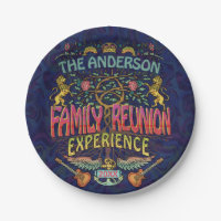 Family Reunion Band Retro 70s Concert Logo Custom