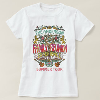 Family Reunion Band Retro 70s Concert Logo Name T-Shirt