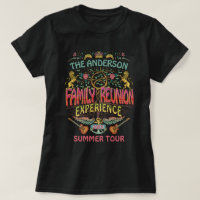 Family Reunion Band Retro 70s Concert Logo Name