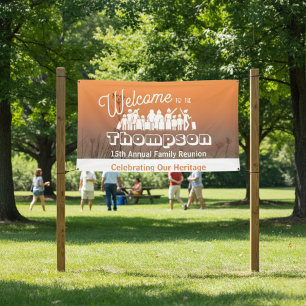 Family Reunion Banner (Coastal Sunset )