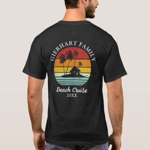Family Reunion Beach Cruise Matching Custom T_Shirt