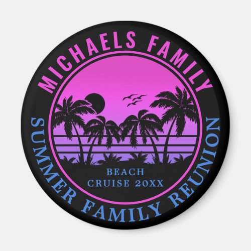 Family Reunion Beach Cruise Sunset Vacation 60s