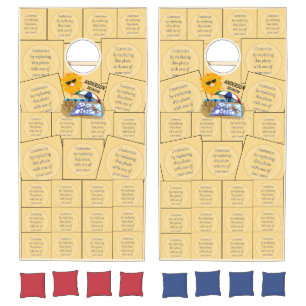 Family Reunion Beach Picnic Cornhole Set