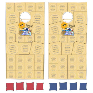 Family Reunion Beach Picnic Cornhole Set