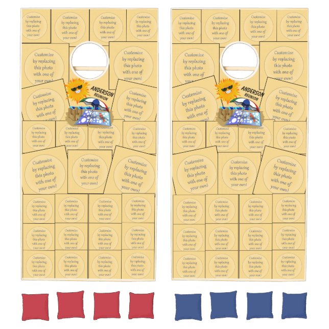 Family Reunion Beach Picnic Cornhole Set (Set)