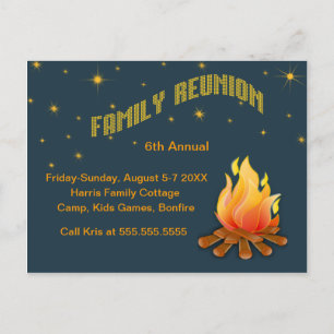 Family Reunion -Bonfire invite