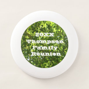 Family Reunion Bright Green Leaves Summer Picnic Wham-O Frisbee