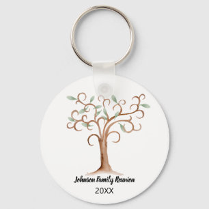 Family Reunion Button Keychain