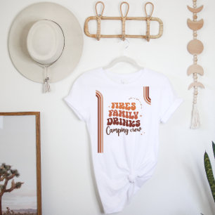Family Reunion Camping Road Trip   Retro Boho T-Shirt