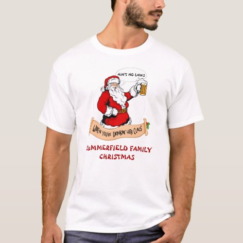 Family Reunion Christmas Matching T_Shirt