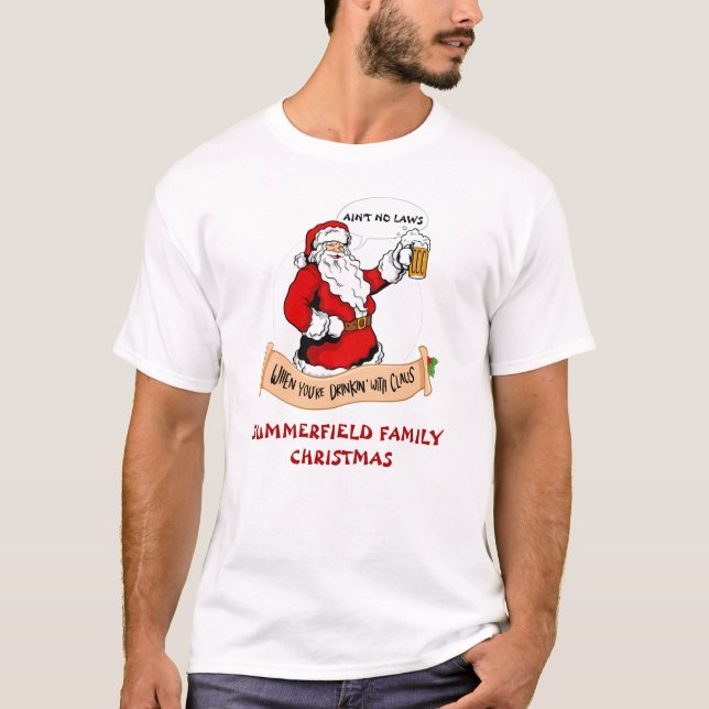 Family Reunion Christmas Matching T-Shirt (Front)