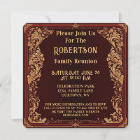 Family Reunion Collection Invitation
