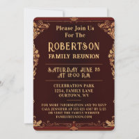 Family Reunion Collection Invitation