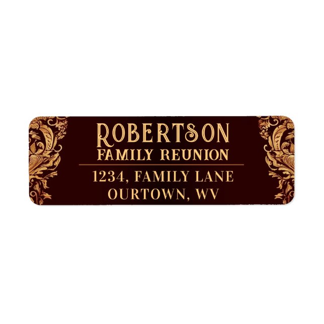 Family Reunion Collection Label (Front)