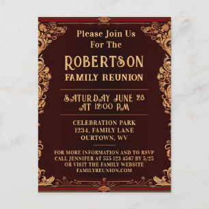 Family Reunion Collection Postcard