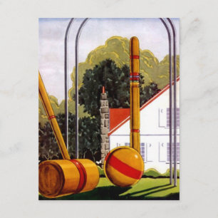 Family Reunion Croquet Lawn Casual Invitations