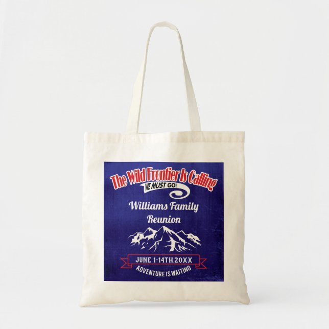 Family Reunion Cruise Alaska Adventure Tote Bag (Front)