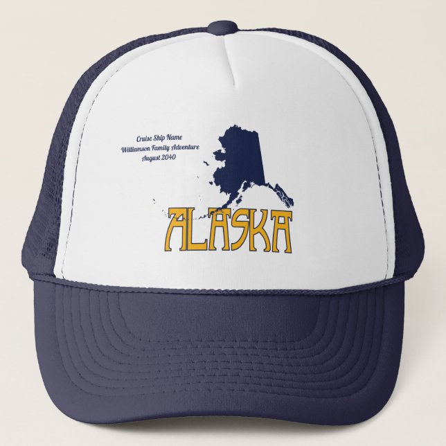 Family Reunion Cruise Alaska Trucker Hat (Front)