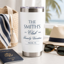 Family Reunion Cup, Custom vacation Tumbler