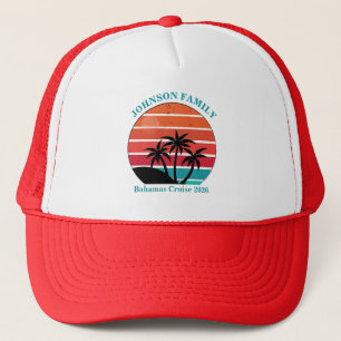 Family Reunion Custom Bahamas Cruise Foam Trucker Hat
