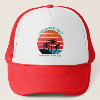 Family Reunion Custom Bahamas Cruise Foam Trucker Hat