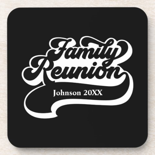 Family Reunion Custom Beverage Coaster