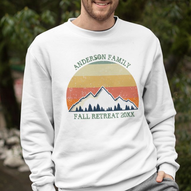 Family Reunion Custom Fall Retreat Cool Sunset Sweatshirt (Creator Uploaded)