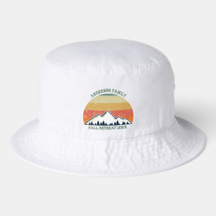 Family Reunion Custom Fall Retreat Sunset Bucket Hat