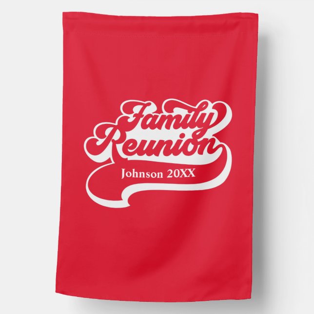 Family Reunion Custom House Flag (Front)
