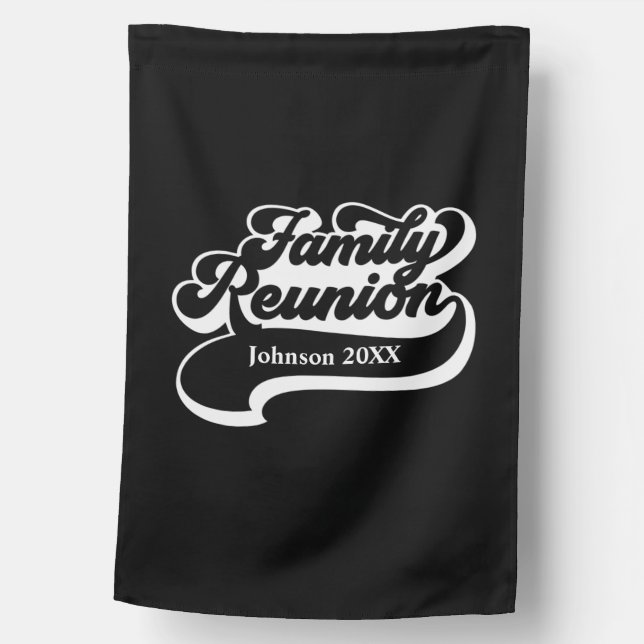 Family Reunion Custom House Flag (Front)