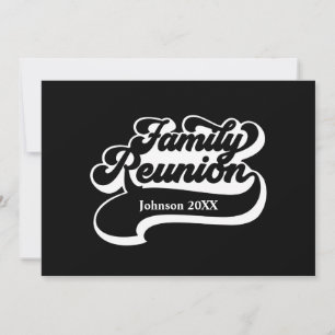 Family Reunion Custom Invitation