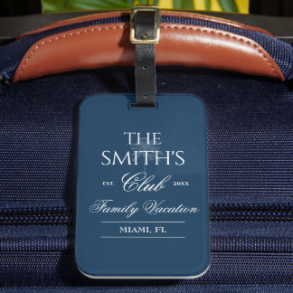 Family Reunion, Custom Luggage Tag