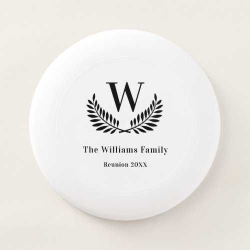 Family reunion custom monogram name classic Wham_O frisbee