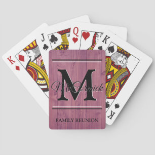 Family Reunion Custom Personalized Playing Cards