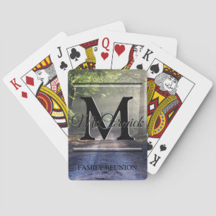 Family Reunion Custom Personalized Playing Cards