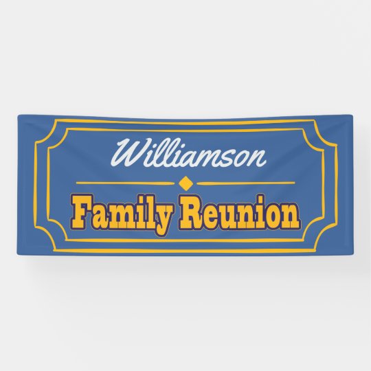 Family Reunion Decoration Banner | Zazzle.com