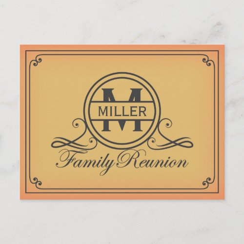 Family Reunion Design Postcard