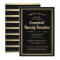 Family Reunion Elegant Black and Gold Bordered