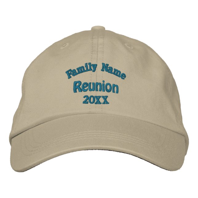 Family Reunion Embroidered Baseball Cap (Front)