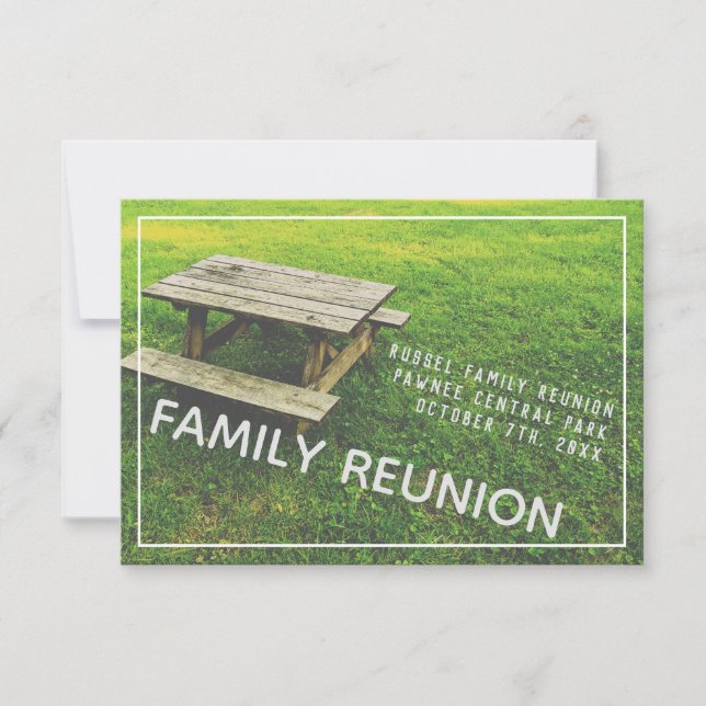 Family Reunion Event Invitation (Front)